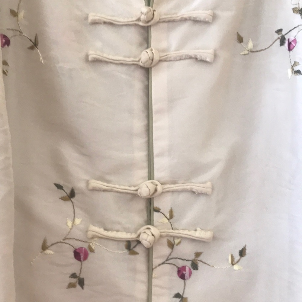 Long Mandarin Style Jacket Reversible. - image 2